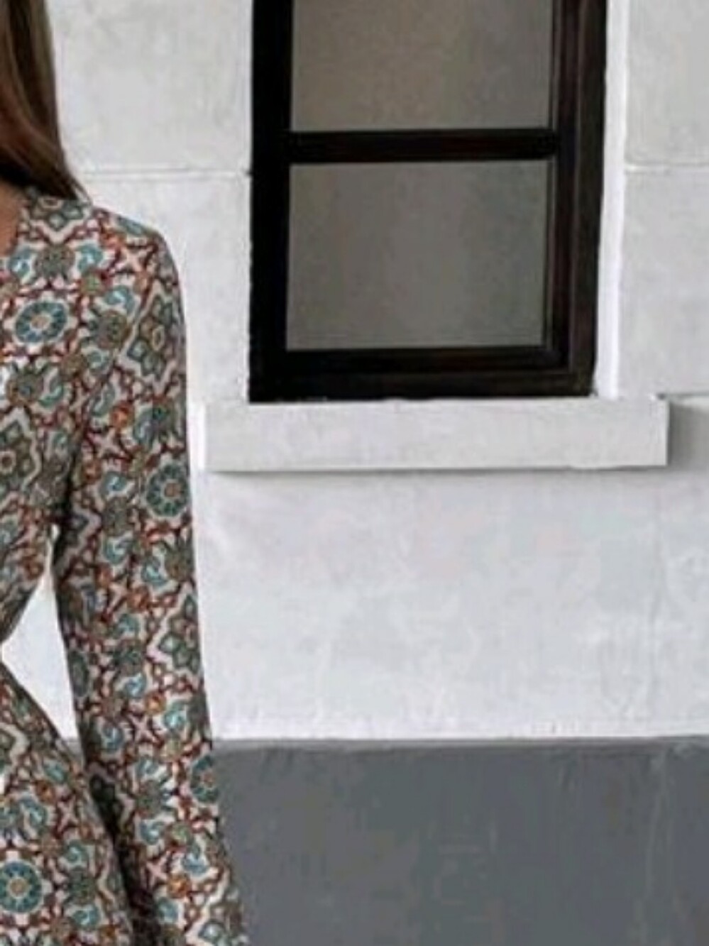 New Orange Trim Dress